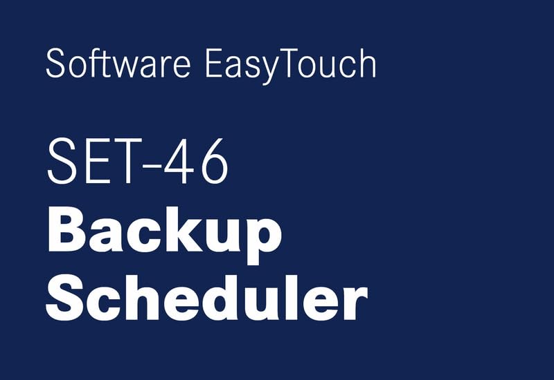 KERN SET-46 - Software EasyTouch Backup Scheduler – Copia de seguridad, Automatice las copias de seguridad de sus datos