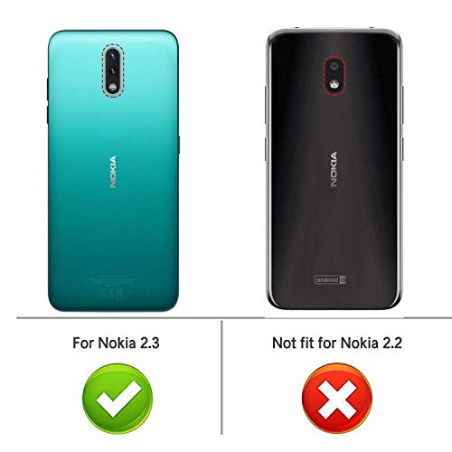 Image of COVERBLACK Transparent Back Cover for Nokia TA-1209 / Nokia 2.3 - Transparent
