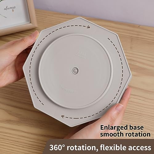 Image of INSTOME Desktop Organizer with Pencil Holders 360Rotating Pen Holder 9 Compartments