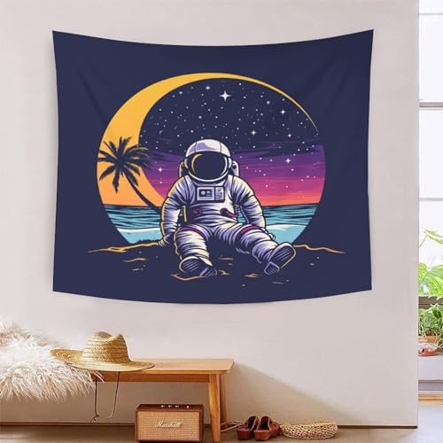 Tapisserie murale astronaute pour décorer un salon ou une chambre
