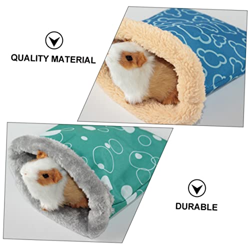 FRCOLOR 3st Igeltuch Aus Guinea Kuschelsack Igel Hamster Warm Schweine-kuschelsack Aus Guinea Igeltasche Hamsterdecke Tier Schlafsack Meerschweinchen Kuschelsack Katzenbett Welpenbett