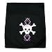 Crazy Baby Clothing Pink Argyle Crossbone Skull Baby Receiving Blanket in Black