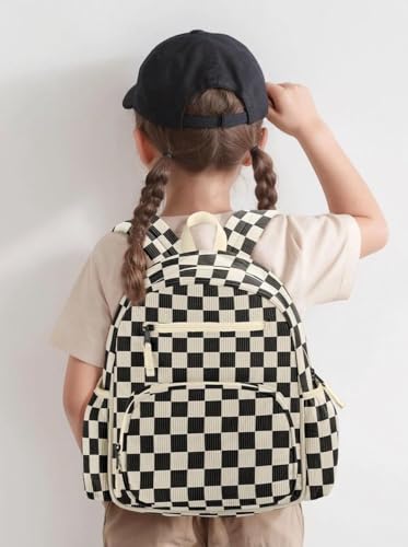 Image of atgark Corduroy Toddler Backpack for Girls Boys: Preschool Kindergarten Backpack - Cute Kids Backpacks for Girls Boys