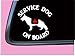 Service Dog German Shepherd Sticker Decal TP 1365 6 inch training