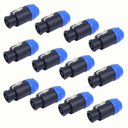 Rokkadaa 12 Pcs 8-Pin Speakon Connector