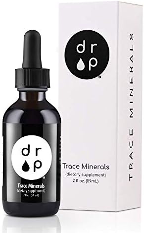 Organic Trace Minerals Electrolyte Drops with Fulvic Acid 2 oz Alkaline Liquid Minerals for Water - Supports Gut Health, Energy, Stamina, and Nutrient Uptake