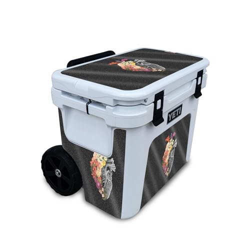 Glossy Glitter Cooler Skin Compatible with Yeti Roadie 32 Wheeled