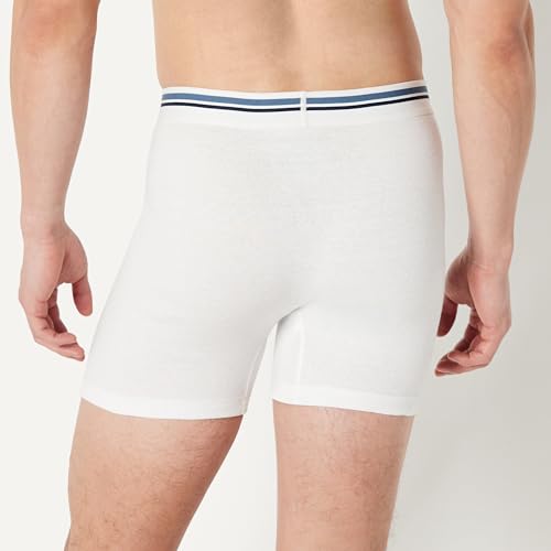 Image of Amazon Essentials Men's Breathable Cotton Boxer Briefs, Tag-Free, Pack of 5