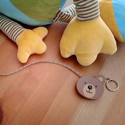 Trena Fita Métrica Retrátil Medida Corporal e Costura - Urso