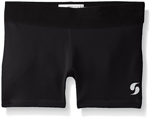 Soffe Big Girls' Dri Short, Black, Small