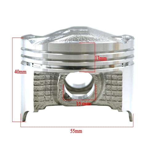 Segments de piston pour moto CB400 et CBR400, alliage haute performance - 2