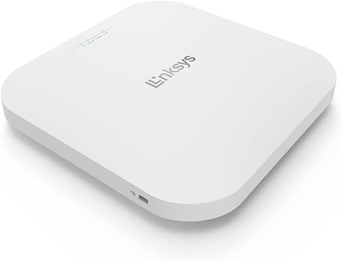 Linksys Punto de acceso inalámbrico LAPAX3600C para empresas True Wi-Fi 6 AX3600 Mallas, roaming sin problemas Control remoto y de aplicaciones
