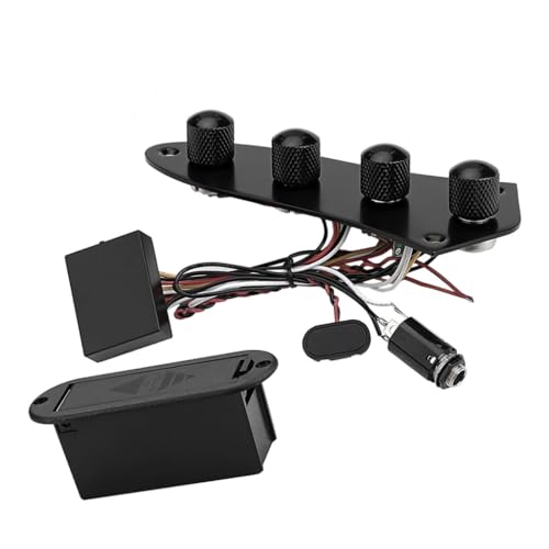 エレキギター配線済みスイッチコントロールプレート(配線ハーネス付き)配線済みギターコントロールプレート交換品