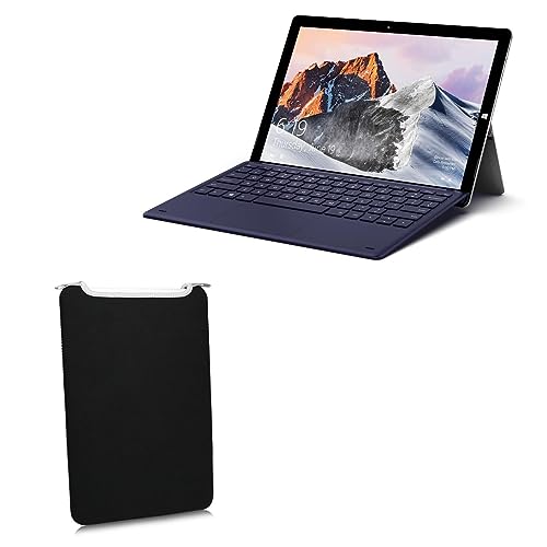 BoxWave Case Compatible with Teclast X6 - SlipSuit, Soft Slim Neoprene Pouch Protective Case Cover - Jet Black