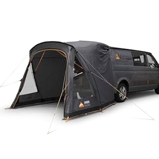 Vango Arden Tailgate Awning For Campervans & SUV's - Rear Connection, Easy-to-pitch, Durable 75D Fabric, Compact Pack Size, Powerflex Fibreglass Poles