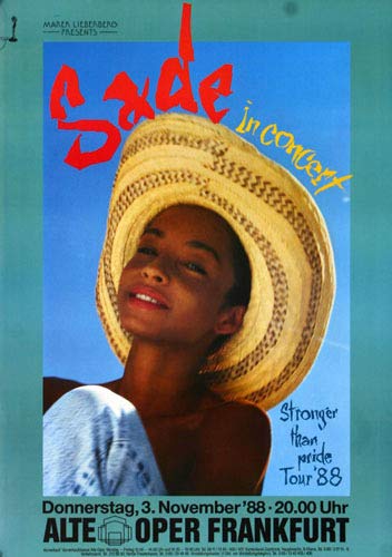 Amazon.co.jp: Sade - Stronger Than Pride 1988年 - ポスター