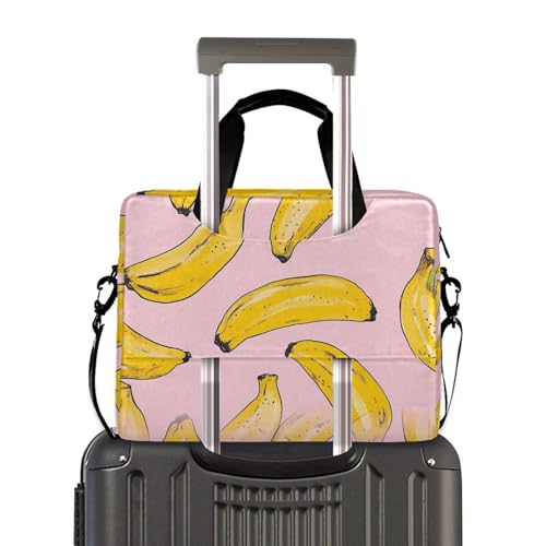 Funda para portátil patrón Banana Pink 13-15.6 pulgadas miniatura 4