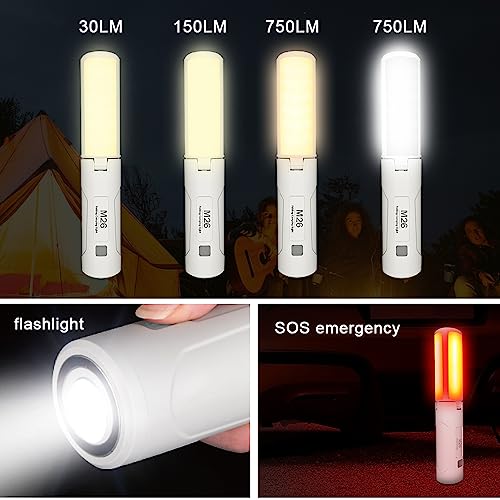 Image of Rechargeable Camping Light, 750 Lumens 3500mAh Portable LED Camping Lantern for Fishing /Camping /Hiking /Emergency Kits.3 Lighting Modes.