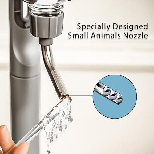 TOKAYIFE Pet Water Bottle for Cage Crate Water Dispenser for Small Animal Rabbit Guinea Pig Chinchilla Ferret Squirrel Hedgehog - Image 4
