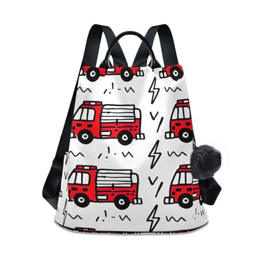 Sac à dos camion de pompiers antivol idéal pour vos voyages urbains