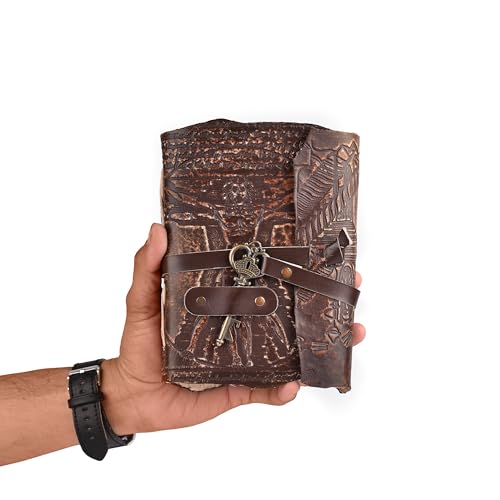 Carnet en cuir avec clé pour protéger vos pensées et croquis