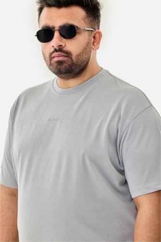 Image of SNITCH Men Polo Plus Size T-Shirt | Knitted Solid Polo with Contrast Tipped Collar & Logo Embroidery | 100% Cotton Breathable Lightweight Smart Casual Wear