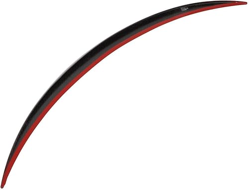 Miniatura 2 de SCITOO Alerón de alerón de ventana trasera de fibra de carbono para 2017-2021 para alerón trasero negro brillante