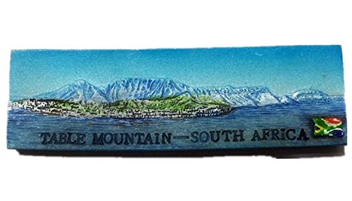 Table Mountain Cape Town South Africa Resin 3D Strong Fridge Magnet Souvenir Tourist Gift Chinese Magnet Hand Made Craft Creative Home and Kitchen Decoration Magnetic Sticker
