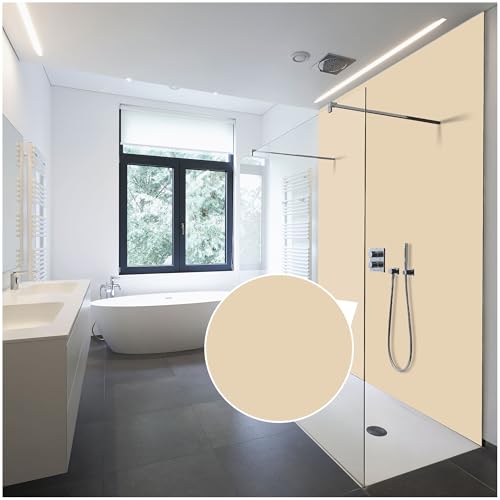 WALLando Premium Duschrückwand, individueller Größenzuschnitt –...