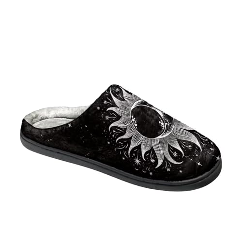 Comfortable Plush Slippers Full Toe Slip-On House Shoes Fuzzy Bedroom Slippers for Women Men Indoor Outdoor4