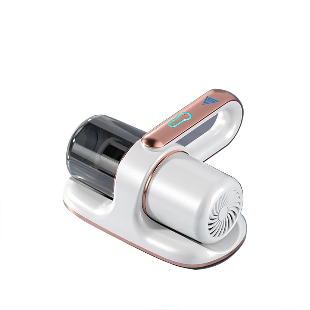 PRISMPICKS Wireless Vacuum Cleaner for Bed, Mattress, Sofa, Soft Toys, Carpets | Rechargeable-USB Type-C, 13Kpa Strong Suction, Low Noise, High Frequency, UV Light, Mite Removal, 600 watt (White)-image-33
