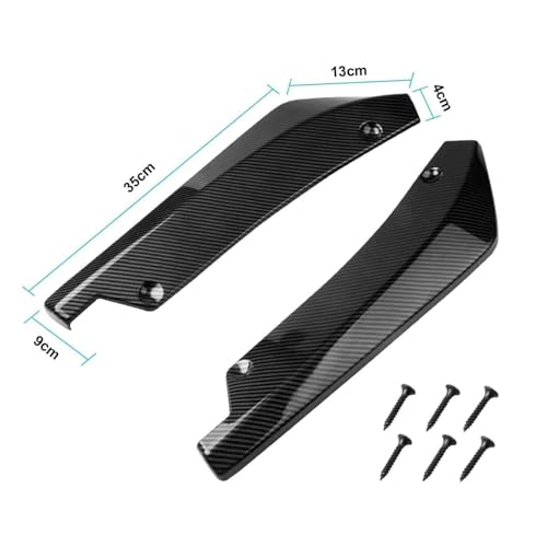 Diffuseur de lèvre arrière VW Polo IV 9N 2001-2005 style carbone x2 - 4