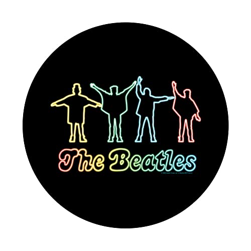 The Beatles – Aide au néon PopSockets PopGrip Interchangeable - Les Beatles, Paul McCartney, John Lennon, RIngo Starr, George Harrison The Beatles - Aide au néon PopSockets PopGrip Interchangeable – Image 4