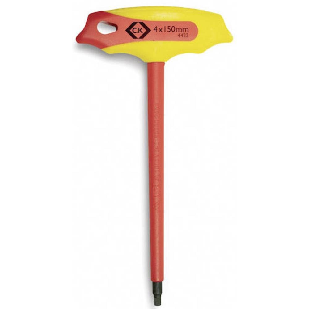 C.K T4422 04 Llave hexagonal aislada con mango en T, 4 mm