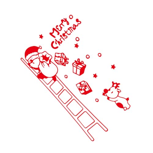 Vinilo Decorativo de Santa Claus Rojo 70x50 cm