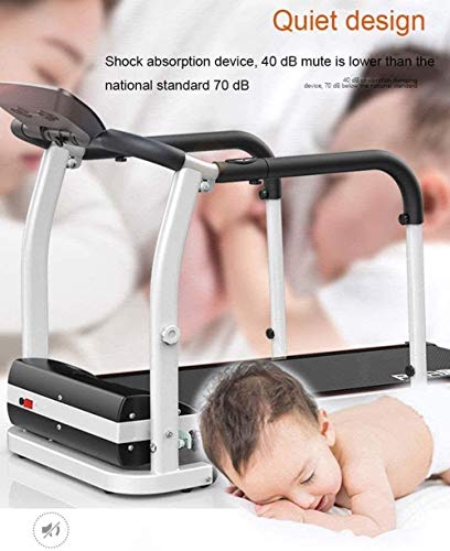 Image of Folding Treadmills Treadmill Middle Aged and Elderly Slow Speed Electric Treadmill Folding Armrest Fitness Equipment Product Slope, Adjustment