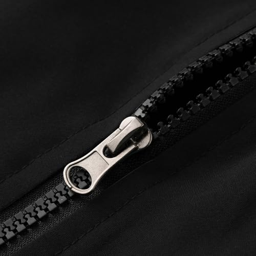 Men's Sports Jacket Lightweight Casual Spring Fall Windbreaker Zip Up Coat with Pocket 5