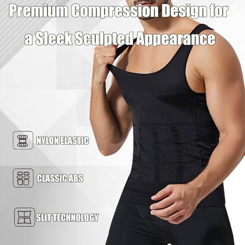 Comfora Maleshape Posture Tank, Selurewear Shaping Tank 2.0 Men, Sleeveless Compression Shirt Men4