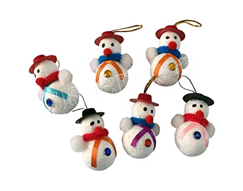 SK Craft Christmas Snowman|Christmas Tree Decoration Hanging Snowman : Christmas Tree Decorations |Christmas Tree Hanging| Christmas décor | Christmas Tree