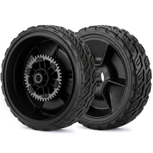 GIGOOL 42710-VR8-N00ZA Lawn Mower Rear Wheels 8 Inch Wheels Kit for Honda HRN216 2 Pack