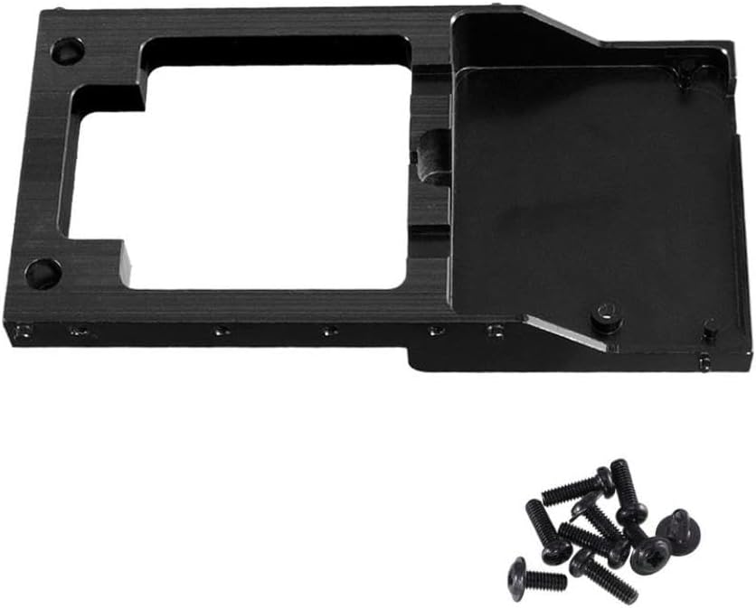 Metal Front Compartment Board Fixed Beam Upgrade Chassis for MN 1 12 MN168 MN78 RC Car(Black)