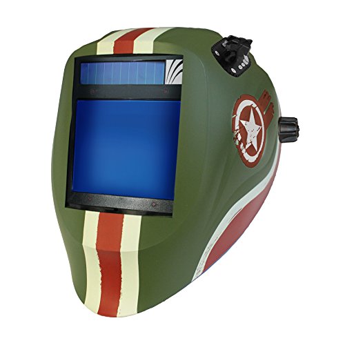ArcOne X81VX-1555 Vision Welding Helmet with X81V Digital Asic Auto Darkening Filter, Tank