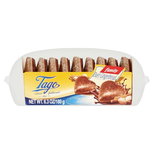 Tago Duet Brownie Gingerbread Hearts 180g/6.3oz