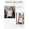 BLENCOT-Womens-Button-Down-V-Neck-Strappy-Tank-Tops-Loose-Casual-Sleeveless-Shirts-Blouses BLENCOT Tank Tops for Women Button-up V Neck Summer Casual Sleeveless Shirts Spaghetti Strap Dressy Tops White S