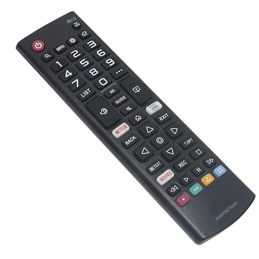 Image of Universal Remote Control for LG Smart TV for All Models LCD, LED, 3D and HDTV Smart TVs.