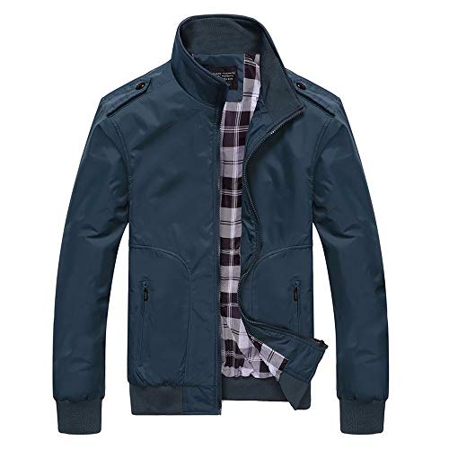 Veste coupe-vent de sport hommes grande taille blouson léger