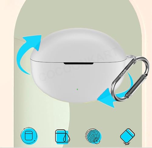 Image of Silicone Case Cover Compatible for OnePlus Nord Buds 3 | 3 Pro (Grey)