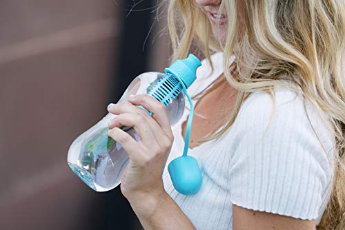 Bobble Classic Water Bottle, Filtered Water, Bpa-Free Reusable Bottle, Soft Touch Carry Cap With Replaceable Carbon Filter For Sustainable Water And Hydration 18.5 Oz (Lime) #TOP2