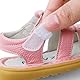 Cheerful Mario 0-3 Jahre Sommer Sandalen Baby Jungen Mädchen Lauflernsandale Kleinkinder Sommerschuhe Barfuß Schuhe Anti-Rutsch Weiche Sohle Rosa 18 EU