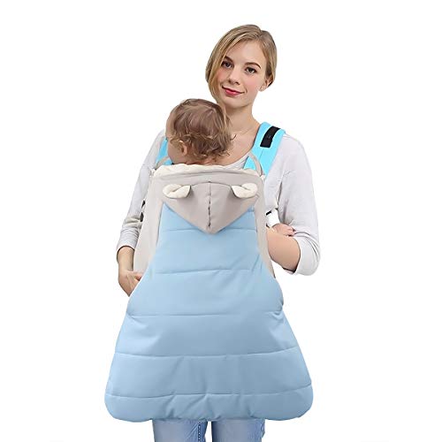 SONARIN Alle seizoenen weer dikke hoes voor babydrager, mantel voor winter warm, past op elke babydrager, winddicht… - Image 4